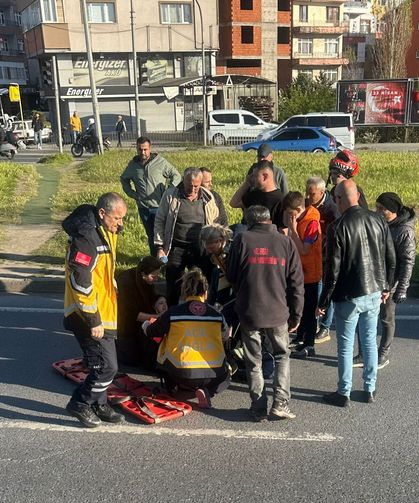 Kavşakta kaza… Bir kişi yaralandı…