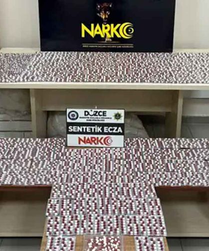 1 milyon liralık s*ntetik hap ele geçirildi