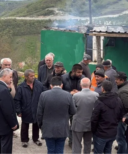 Saffet Bozkurt, yaşlı çifti ziyaret etti…