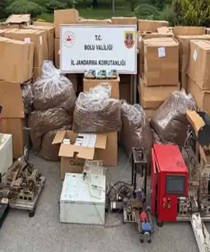 2 ton kıyılmış tütün ele geçirildi…