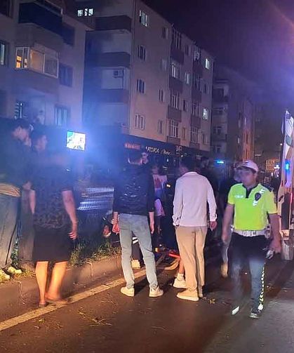 Araç sıkıştırdı… Kazaya sebep oldu…