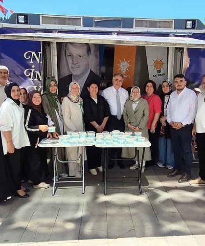 İlçe başkanlığından aşure dağıtımı…