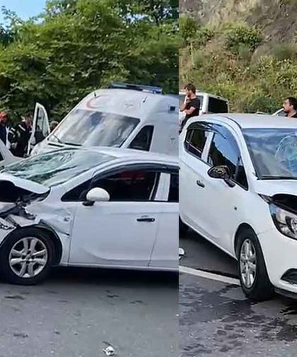 Otomobil baba ve oğluna çarptı… Durumları ağır…