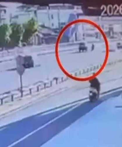 Cipin altında sıkışmıştı… Kamera kayıtları çıktı…