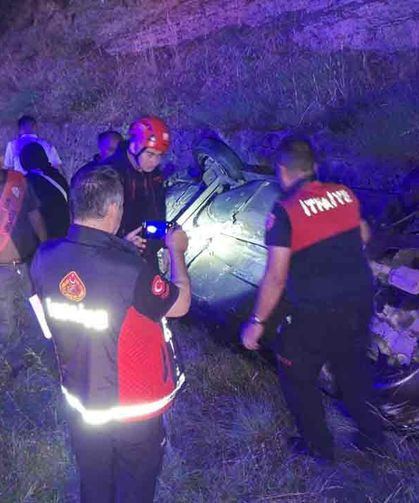 Takla attı, su kanalına uçtu… Yaralılar var…