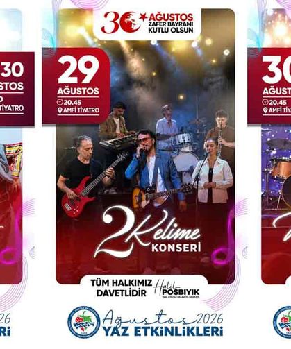 Zafer Bayramı coşkusu Amfi Tiyatro’da yaşanacak…
