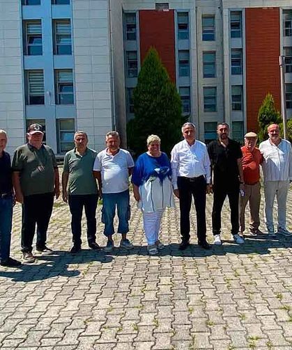 Adliye ek hizmet binası için sahada inceleme...