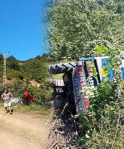 Patpat şarampole yuvarlandı… Yaralılar var…