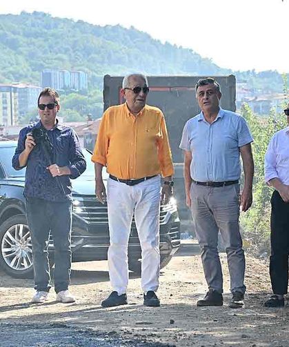Posbıyık sahada! Çalışmaları yerinde inceledi…