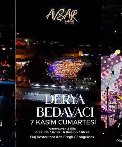 Avşar Sahne’de Derya Bedavacı heyecanı!