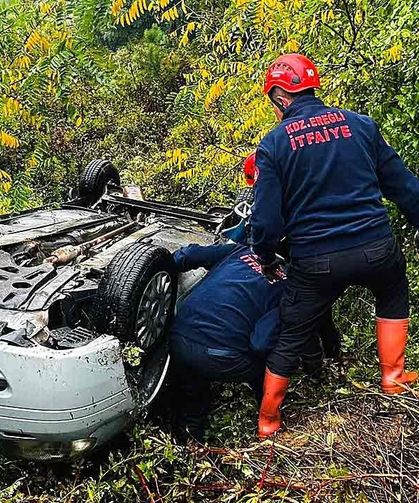 Ereğli yolunda feci kaza: 3 yaralı