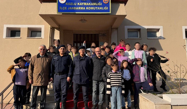 Öğrencilerden Jandarma Komutanlığına ziyaret