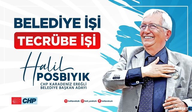 CHP kararını açıkladı Belediye Başkan adayı Halil posbıyık