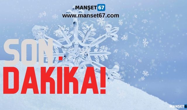 Kar yağışı etkisini artırdı... 185 köy yolu kapandı...