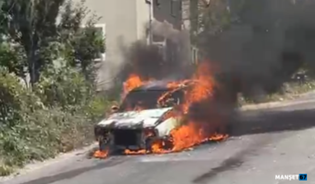 Alevler içinde kaldı... Ekipler sevk edildi...