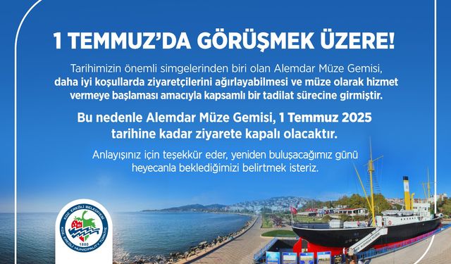 Tadilat nedeniyle ziyarete kapatıldı...