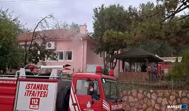 Kaymakam'ın oturduğu lojmanda yangın...