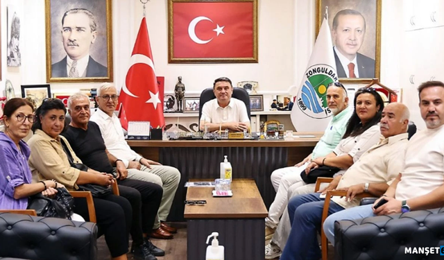 Alevi Kültür Derneği'nden Tahsin Erdem'e ziyaret...