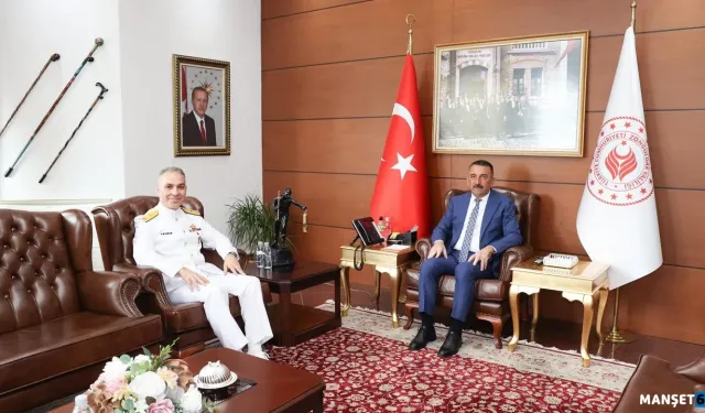 Bölge komutanından Hacıbektaşoğlu’na ziyaret…