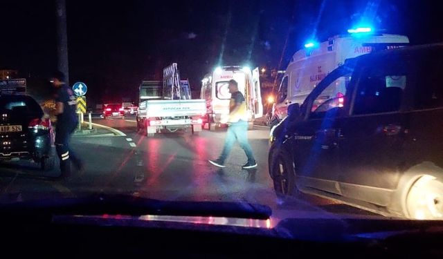 İki araç çarpıştı... 1 kişi yaralandı...