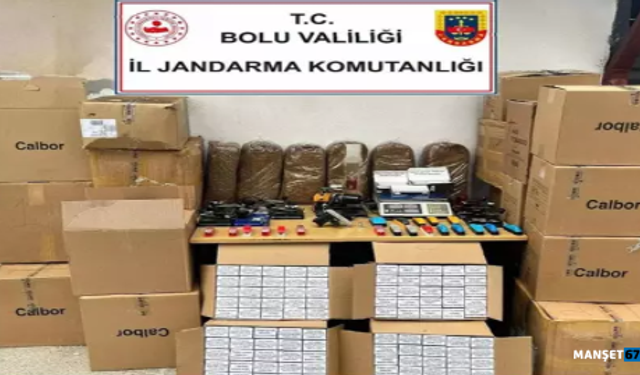 Jandarma ekiplerinden kaçak tütün operasyonu...