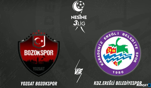 Ereğli, Yozgatsporu'u mağlup etti... 3 puan bizim...