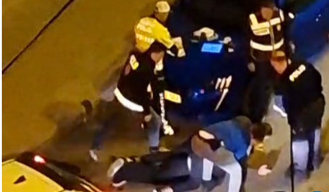 Alkollü sürücü polislere zor anlar yaşattı...
