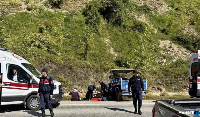 Patpat devrildi... 1'i ağır 4 kişi yaralandı...