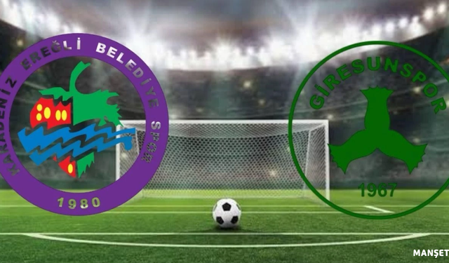 Ereğli Belediyespor, Giresunspor ile karşılaşacak...