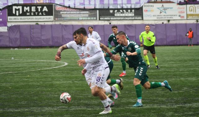 Ereğli belediyespor 1 puanla yetindi...