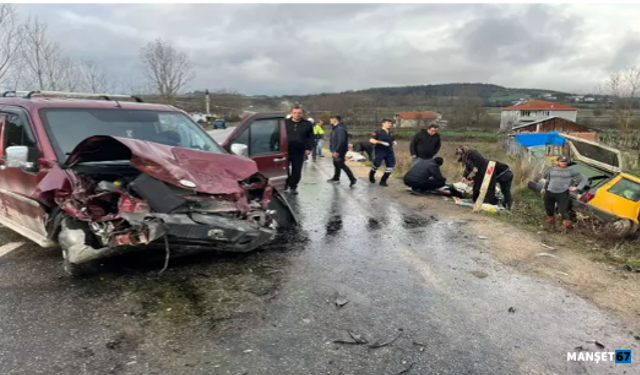 Korkunç kaza... 2’si çocuk, 6 kişi yaralandı..