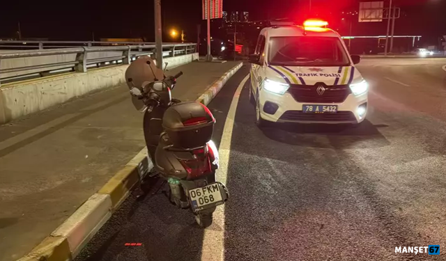 Motosiklet kazasında astsubay ağır yaralandı...