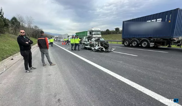 Cip, TIR’a arkadan çarptı: 1 ölü 1 yaralı...