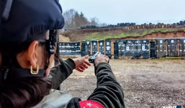 Ormancılar, poligonda yarıştı...