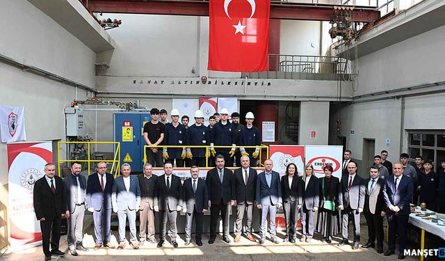 Erdemir’den öğrencilere gerçek üretim deneyimi…