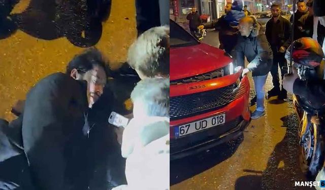 Motosiklet, otomobille kafa kafaya çarpıştı…