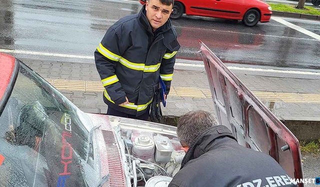 Seyir halindeyken alevlere teslim oldu…