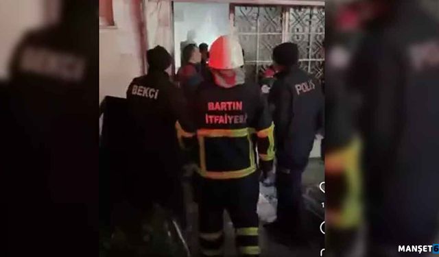 Binada yangın paniği… Hastaneye kaldırıldılar…