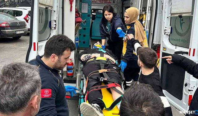 Bir motor kazası daha… Otomobille çarpıştı…