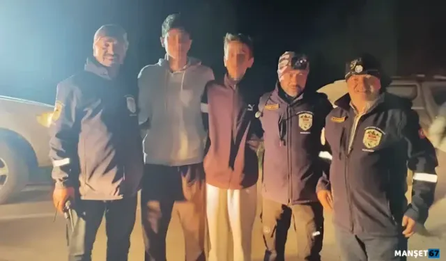 Hayatlarını kurtaran ekiple fotoğraf çektirdiler…