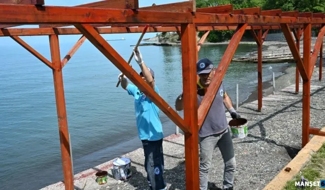 Mavi Bayraklı plajlar yaza hazırlanıyor...