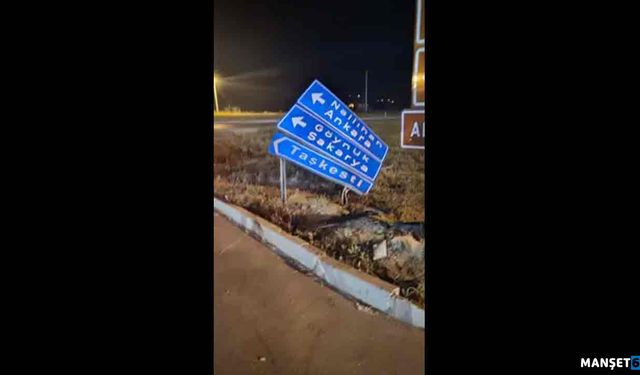 Sen misin o tabelaya çarpıp kaçan!…