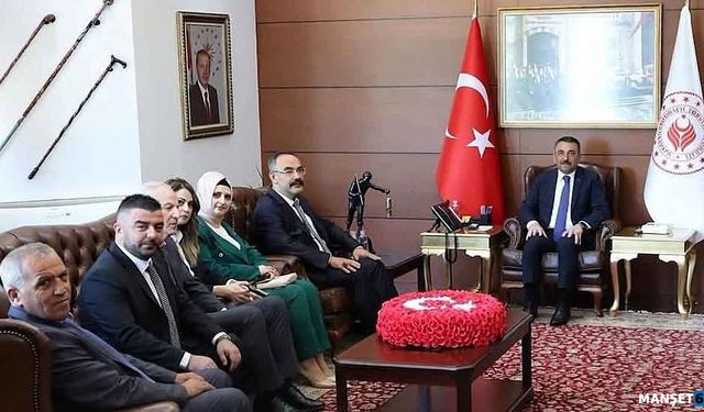 MHP İl Teşkilatı’ndan Hacıbektaşoğlu’na ziyaret…