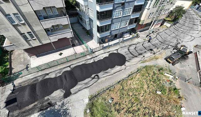 Ereğli’de asfalt seferberliği sürüyor…