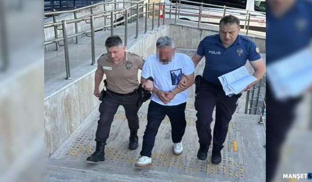 Kadın sürücüyü darp etmişti... Adliyeye çıkarıldı...