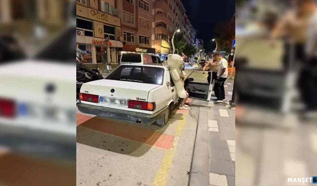 Pelüş ayı ile gezinti pahalıya patladı…