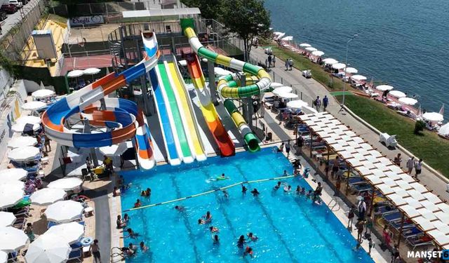 Sevgi ve barış plajı yerli turistlerin akınına uğruyor…