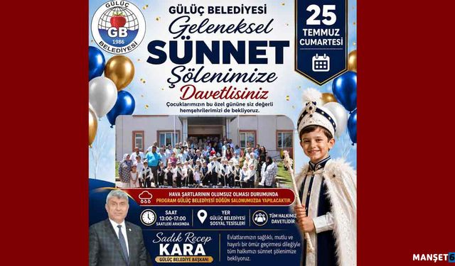 Geleneksel Sünnet şölenine davet…