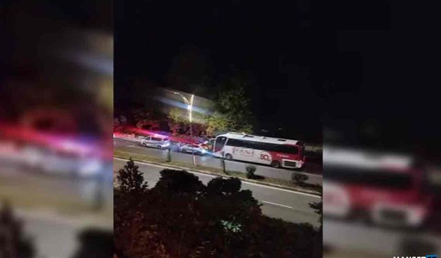 Polis aracına çarptı... Kaçarken yakalandı...