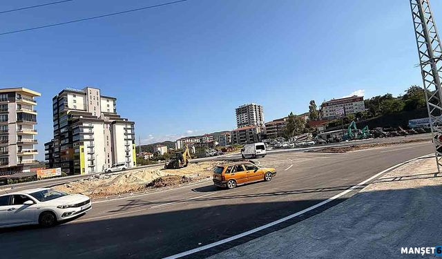 Çalışma tamamlandı… Kavşak açıldı…